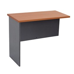 Rapid Worker Desk Return 900W x 450D Cherry & Ironstone