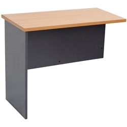 Rapid Worker Desk Return 900W x 600D Beech & Ironstone