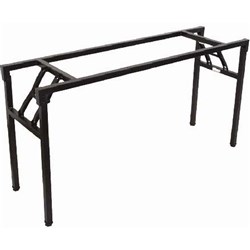 Heavy Duty Steel Folding Table Frame Only Suits Tops 1500Wx750D Black