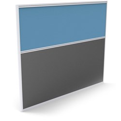 Rapid Screen 1250mm High 1500mm Wide Blue & Ironstone