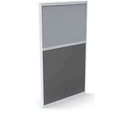Rapid Screen 1250mm High 750mm Wide Grey & Ironstone
