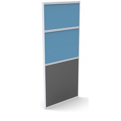 Rapid Screen 1650mm High 750mm Wide Blue & Ironstone