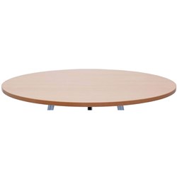 Rapidline Melamine Round Table Top Only 25mm Thick 1200mm Diameter Beech