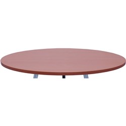 Rapidline Melamine Round Table Top Only 25mm Thick 1200mm Diameter Cherry