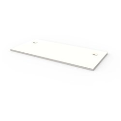 Rapid Screen Desk Top 1500W x 700D With Cable Holes White