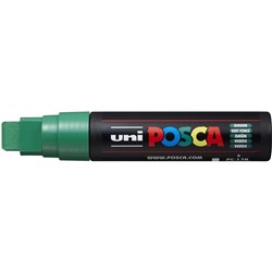 Uni PC-17K Posca Paint Marker 15.0mm Broad Chisel Green