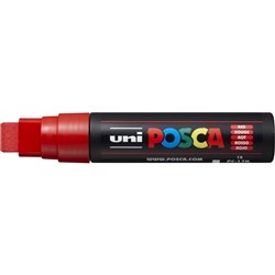 Uni PC-17K Posca Paint Marker 15.0mm Broad Chisel Red