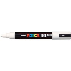 Uni PC-5M Posca Paint Marker 2.5mm Medium White