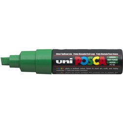 Uni PC-8K Posca Paint Marker 8.0mm Chisel Green