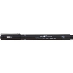 Uni Pin 200 Fineliner Drawing Pen 0.2mm Black