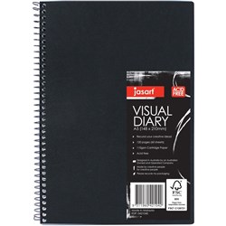 Jasart 601 Visual Diary A5 110 Single Wire 120 Page