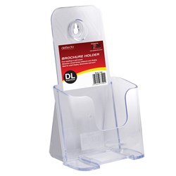 Deflect-O Brochure Holder DL Single Tier Free Standing And Wall Mount