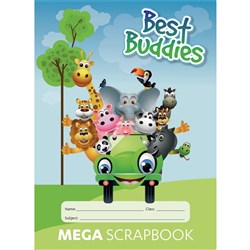 Writer Premium Best Buddies Scrapbook Mega 240x330mm 100gsm 64 Pages