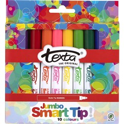 Texta Jumbo Smarttip Marker Assorted Pack Of 10