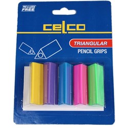 Celco Pencil Grips Assorted Colours Pack Of 5