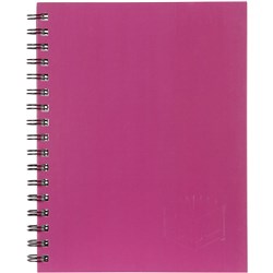 Spirax 511 Hard Cover Notebook A5 200 Page Pink