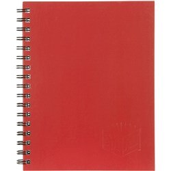 Spirax 511 Hard Cover Notebook A5 200 Page Red