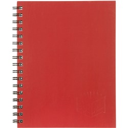 Spirax 512 Hard Cover Notebook A4 200 Page Red