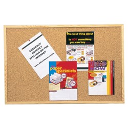 Quartet Corkboard Pine Frame 900 x 600mm