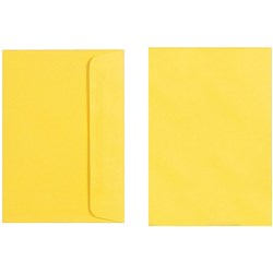 Quill C6 Envelope 80gsm Lemon Pack of 25