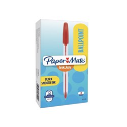 Papermate Inkjoy 100 Medium Red 1.0mm Box 50