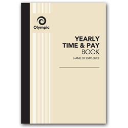 Olympic Yearly Time & Page Book 32 Page