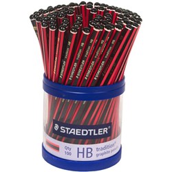 Staedtler 110 Tradition Graphite Pencil HB Class Pack Pack of 100