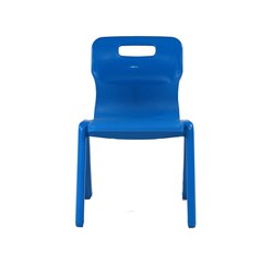 Titan Stackable Student Chair 460mm High Blue Shell