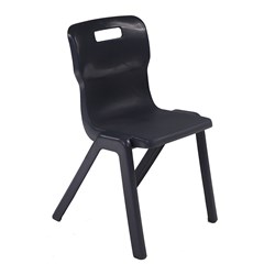 Titan Stackable Student Chair 460mm High Charcoal Shell