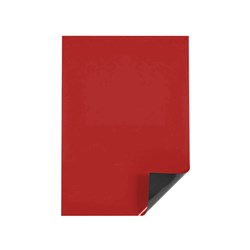 Vista Magnetic Whiteboard Sheet A3 Red