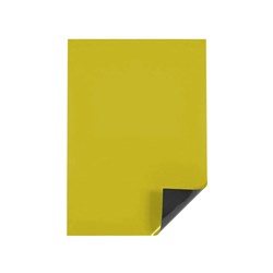 Vista Magnetic Whiteboard Sheet A3 Yellow