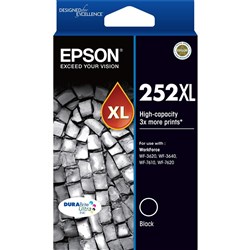 Epson 252XL Ink Cartridge High Yield Black C13T253192