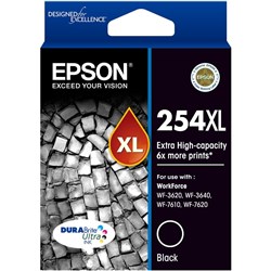 Epson 254XL Ink Cartridge High Yield Black C13T254192