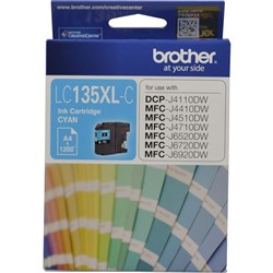 Brother LC135XLC Ink Cartridge High Yield Cyan