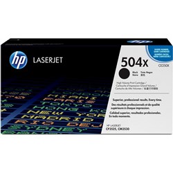 HP 504X Toner Cartridge High Yield Black CE250X