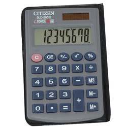 Citizen  SLD200 Pocket Calculator 8 Digit
