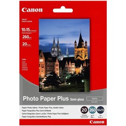 Canon SG201 4 X 6 Inch 260Gsm Semi-Gloss Photo Paper Pack of 20