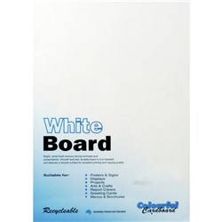 Colourful Days Whiteboard A3 200gsm White Pack Of 50