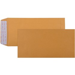 Cumberland DL Pocket Envelopes 220x110m Strip Seal Gold Box Of 500
