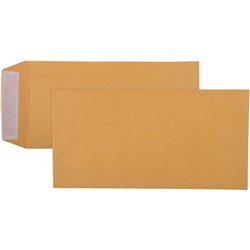 Cumberland DLX Pocket Envelopes 235x120mm Strip Seal Gold Box Of 500