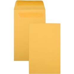Cumberland Seed Envelopes Pocket P6 135x80mm Self Seal Gold Box Of 1000