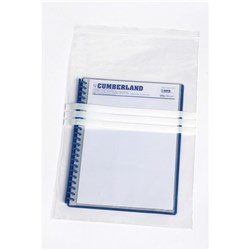 Cumberland Press Seal Plastic Bags Write On 305 x 460mm 50 Micron Pack of 100