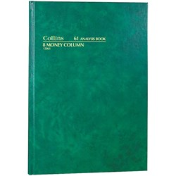 Collins Analysis 61 Series A4 8 Money Column Green