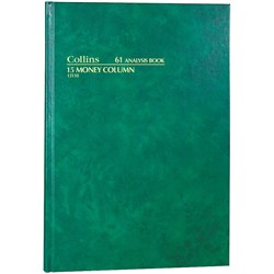 Collins Analysis 61 Series A4 15 Money Column Green