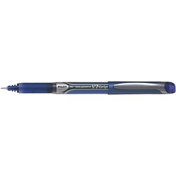 Pilot V5 Hi-Tecpoint Grip Rollerball Pen Fine 0.7mm Blue
