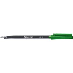Staedtler 430 Stick Ballpoint Pens Medium 1mm Green