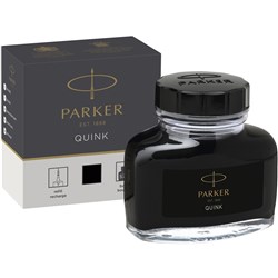 Parker Quink Fountain Pen Ink Bottle 57ml Permanent Black