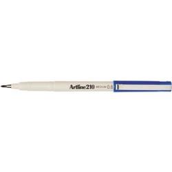 Artline 210 Fineliner Pen 0.6mm Blue