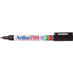 Artline 700 Permanent Marker Fine Bullet 0.7mm Black