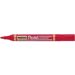 Pentel N850 Permanent Marker Bullet 5mm Red